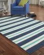 Meridian 5701b Blue/Ivory Area Rug