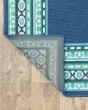 Meridian 9650b Navy/Green Area Rug