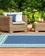 Meridian 9650b Navy/Green Area Rug