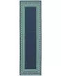 Meridian 9650b Navy/Green Area Rug