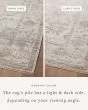 Millie MIE-01 Silver/Dove Area Rug