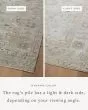 Millie MIE-02 Sky/Gold Area Rug