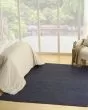Natural Jute NJT01 Navy Area Rug