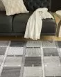 Nordic NRC09 Grey Black Area Rug