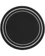 Nourison Essentials NRE02 Black Ivory Rug