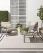 Nourison Essentials NRE02 Ivory/Black Rug