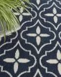 Nourison Essentials NRE04 Navy Ivory Rug