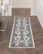 Nourison Essentials NRE05 Ivory Blue Rug