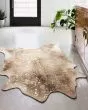 Odessa ODE-01 Mocha/Sand Area Rug