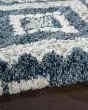 Oslo Shag OSL02 Denim Blue Area Rug