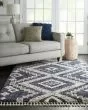 Oslo Shag OSL02 Denim Blue Area Rug