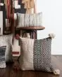 P0227 Black/Ivory 22"x22" Pillow