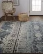 Palomar 6572F Blue/Gray/Ivory Area Rug