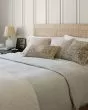 Joshua PAR0006 Ivory/Grey 18''x18'' Pillow