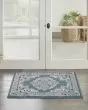 Passion PSN03 Turquoise Grey Area Rug