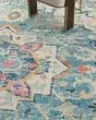 Passion PSN25 Ivory/Light Blue Area Rug