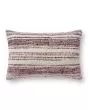 PCJ0002 Burgundy/Ivory 13"x21" Pillow
