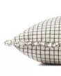PCJ0012 Ivory/Black 18"x18" Pillow