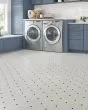 Penny Lane White Quartz With Basalt Luxury Vinyl Sheet