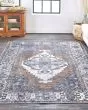 Percy 39AIF Blue/Ivory/Brown Rug