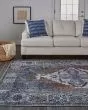 Percy 39AIF Blue/Ivory/Brown Rug