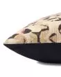 PLL0055 Ivory/Black 22"x22" Pillow