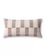 PLL0136 Brown/Ivory 12"x27" Lumbar Pillow