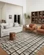 Polly POL-02 Black/Ivory Area Rug
