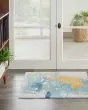 Prismatic PRS26 Seafoam Gold Area Rug