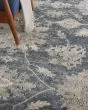 Quarry QUA06 Blue/Beige Area Rug