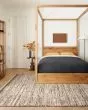 Reyla RLA-01 Granite/Mocha Area Rug