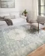 Rosette ROS-07 Denim/Fog Area Rug