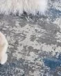 Rustic Textures RUS08 Grey/Blue Area Rug