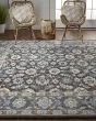Rylan 8643F Taupe/Blue/Ivory Rug