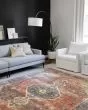 Skye SKY-11 Rust/Blue Area Rug