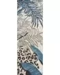 Sparta Ivory/Blue Leopard Area Rug