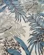 Sparta Ivory/Blue Leopard Area Rug