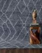 Tangier Spartel Blue Steel Area Rug