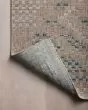 Topanga TOP-04 Natural/Aqua Area Rug