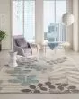 Tranquil TRA01 Ivory/Light Blue Area Rug