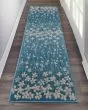 Tranquil TRA04 Turquoise Area Rug