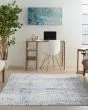 Whimsicle WHS07 Grey Blue Area Rug