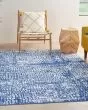 Whimsicle WHS07 Ivory Navy Area Rug