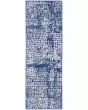 Whimsicle WHS07 Ivory Navy Area Rug