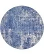 Whimsicle WHS08 Blue Ivory Area Rug
