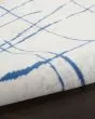 Whimsicle WHS09 Ivory Blue Area Rug
