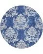 Whimsicle WHS11 Navy Ivory Area Rug