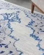 Whimsicle WHS14 Ivory Blue Area Rug