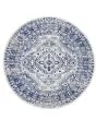 Whimsicle WHS15 Ivory Navy Area Rug