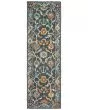 Zahra 75501 Blue/Gold Area Rug